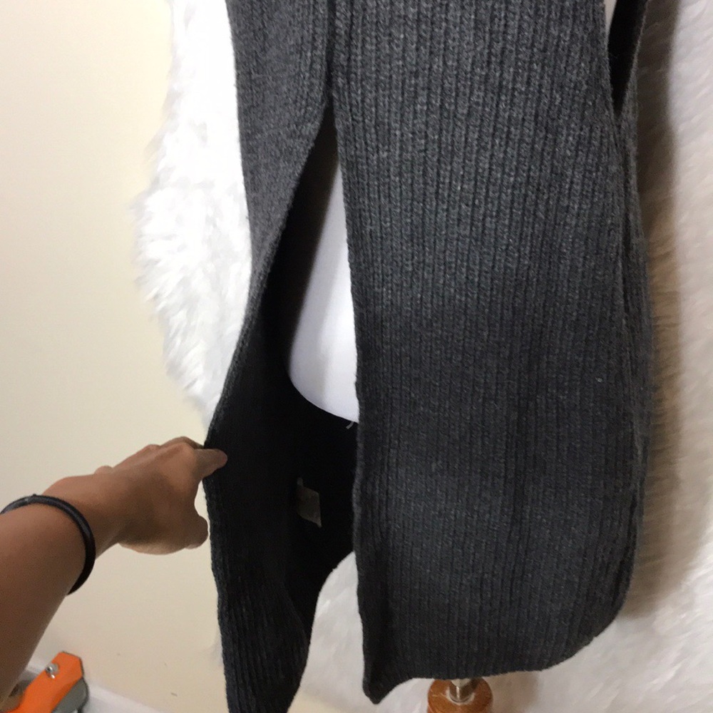 Free People Gray Need It Now Sleeveless Turtleneck - Picture 6 of 8
